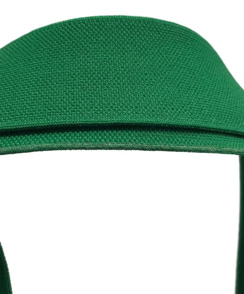 MARNI（マルニ）MARNI (マルニ) ジャガードショッピングトートバッグ ネイビー×グリーンの古着・服飾アイテム