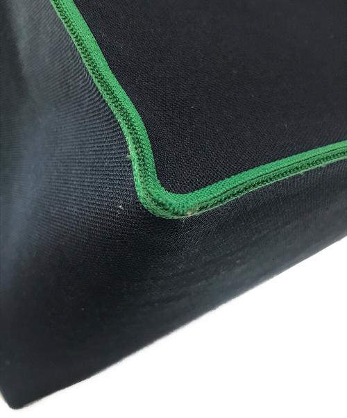 MARNI（マルニ）MARNI (マルニ) ジャガードショッピングトートバッグ ネイビー×グリーンの古着・服飾アイテム