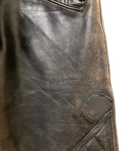 Langlitz Leathers（ラングリッツレザー）Langlitz Leathers (ラングリッツレザー) padded competition breeches コンペティションブリーチズレザーパンツ ブラック サイズ:W82の古着・服飾アイテム
