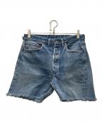 LEVI'Sリーバイス）の古着「66前期デニムショーツ」｜インディゴ