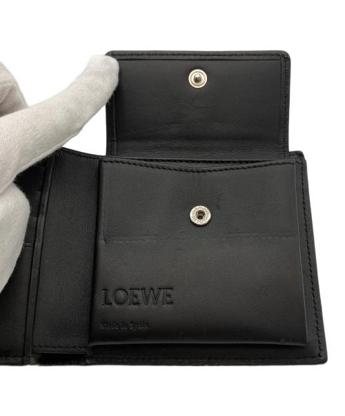 LOEWE（ロエベ）LOEWE (ロエベ) 2つ折り財布 ネイビーの古着・服飾アイテム