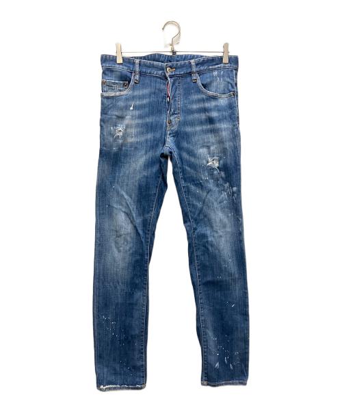 DSQUARED2（ディースクエアード）DSQUARED2 (ディースクエアード) Sexy twist jean インディゴ サイズ:46の古着・服飾アイテム