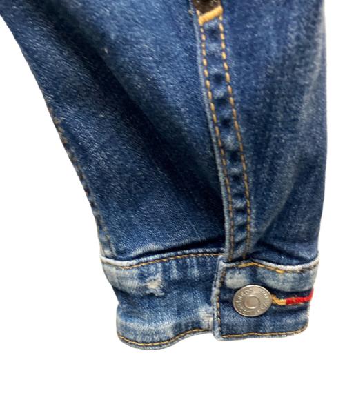 DSQUARED2（ディースクエアード）DSQUARED2 (ディースクエアード) 18AW paint denim jacket インディゴ サイズ:48の古着・服飾アイテム