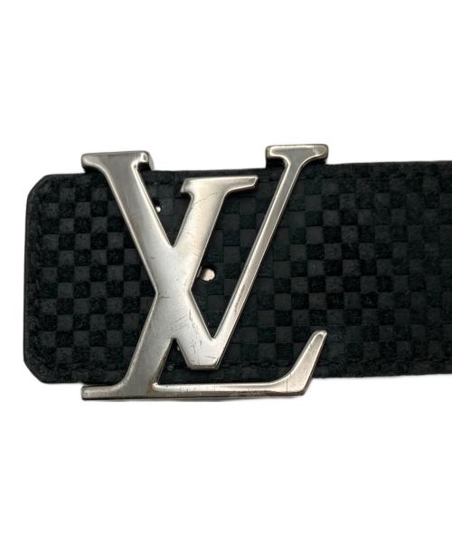 LOUIS VUITTON（ルイ ヴィトン）LOUIS VUITTON (ルイ ヴィトン) サンチュール LVイニシアル ベルト ブラック サイズ:90/36の古着・服飾アイテム