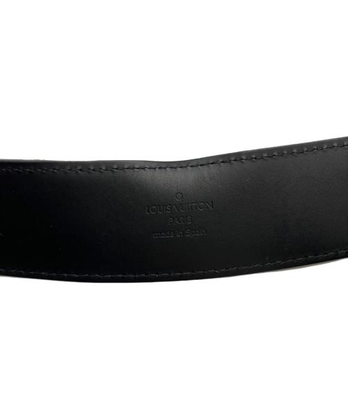 LOUIS VUITTON（ルイ ヴィトン）LOUIS VUITTON (ルイ ヴィトン) サンチュール LVイニシアル ベルト ブラック サイズ:90/36の古着・服飾アイテム