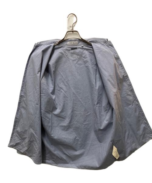 STONE ISLAND（ストーンアイランド）STONE ISLAND (ストーンアイランド) 90`Sコットンワークシャツ ブルー サイズ:Sの古着・服飾アイテム