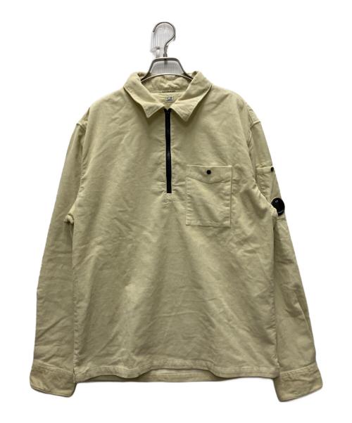 C.P COMPANY（シーピーカンパニー）C.P COMPANY (シーピーカンパニー) Corduroy Quarter Zip Overshirt イエロー サイズ:Lの古着・服飾アイテム