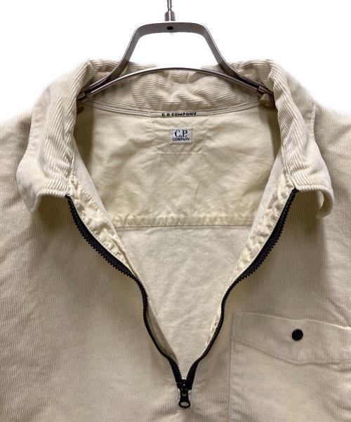 C.P COMPANY（シーピーカンパニー）C.P COMPANY (シーピーカンパニー) Corduroy Quarter Zip Overshirt イエロー サイズ:Lの古着・服飾アイテム