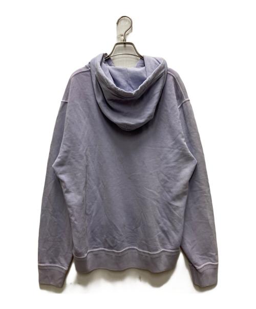 C.P COMPANY（シーピーカンパニー）C.P COMPANY (シーピーカンパニー) ロゴ入りフーディー パープル サイズ:Ｌの古着・服飾アイテム
