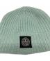 中古・古着 STONE ISLAND (ストーンアイランド) ニット帽 グリーン：12000円