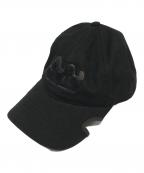 notch.×FIFTH GENERAL STOREノッチ×フィフスジェネラルストア）の古着「Distressed Notch LOGO Cap」｜ブラック
