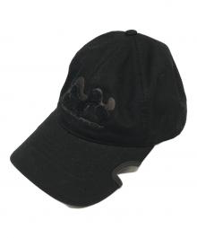 notch.×FIFTH GENERAL STORE（ノッチ×フィフスジェネラルストア）の古着「Distressed Notch LOGO Cap」｜ブラック