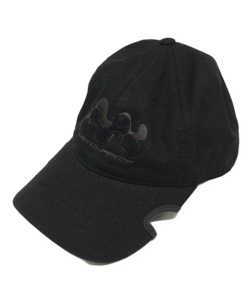 notch.（ノッチ）notch. (ノッチ) FIFTH GENERAL STORE (フィフスジェネラルストア) Distressed Notch LOGO Cap ブラックの古着・服飾アイテム