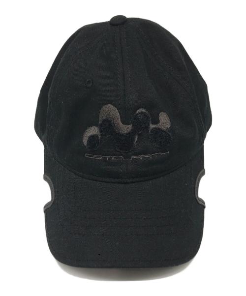 notch.（ノッチ）notch. (ノッチ) FIFTH GENERAL STORE (フィフスジェネラルストア) Distressed Notch LOGO Cap ブラックの古着・服飾アイテム