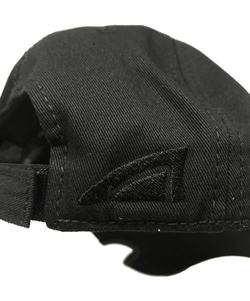 notch.（ノッチ）notch. (ノッチ) FIFTH GENERAL STORE (フィフスジェネラルストア) Distressed Notch LOGO Cap ブラックの古着・服飾アイテム