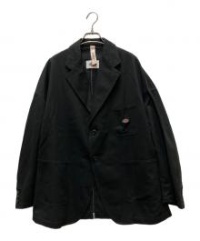 Dickies×SHINYA KOZUKA（ディッキーズ×シンヤコズカ）の古着「T/C TWILL 2B JACKET」｜ブラック