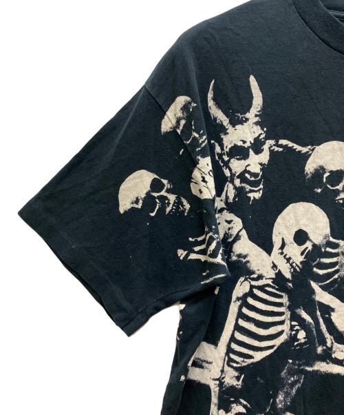 THE ROLLING STONES（ザ ローリングストーンズ）THE ROLLING STONES (ザ ローリングストーンズ) 90`Sバンド TEE ブラック サイズ:XLの古着・服飾アイテム