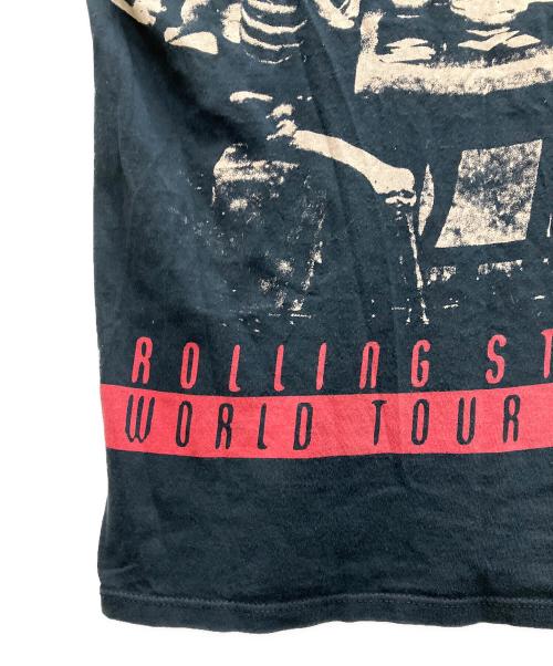 THE ROLLING STONES（ザ ローリングストーンズ）THE ROLLING STONES (ザ ローリングストーンズ) 90`Sバンド TEE ブラック サイズ:XLの古着・服飾アイテム