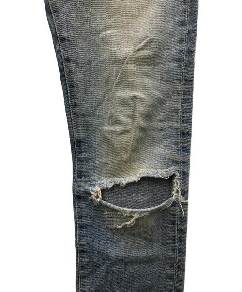 Saint Laurent Paris（サンローランパリ）Saint Laurent Paris (サンローランパリ) ダメージデニムパンツ インディゴ サイズ:27の古着・服飾アイテム