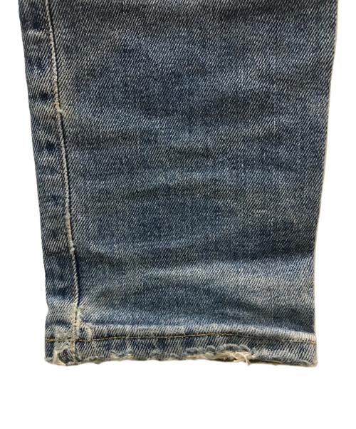 Saint Laurent Paris（サンローランパリ）Saint Laurent Paris (サンローランパリ) ダメージデニムパンツ インディゴ サイズ:27の古着・服飾アイテム