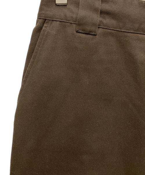 Dickies（ディッキーズ）Dickies (ディッキーズ) AFB (エーエフビー) STUDS FLARE WORK PANTS ブラウン サイズ:Lの古着・服飾アイテム