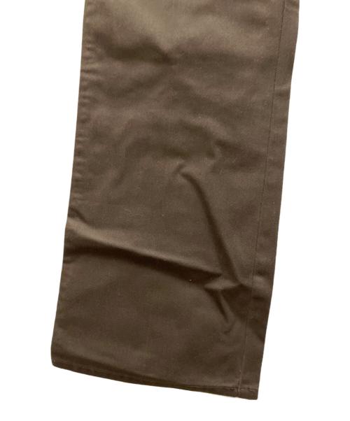 Dickies（ディッキーズ）Dickies (ディッキーズ) AFB (エーエフビー) STUDS FLARE WORK PANTS ブラウン サイズ:Lの古着・服飾アイテム