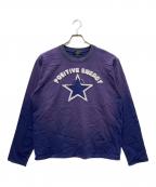 AFBエーエフビー）の古着「POSITIVE ENERGY L/S」｜ネイビー