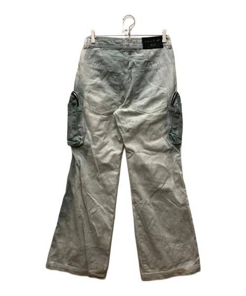 BLR（ビーエルアール）BLR (ビーエルアール) Double Pockets Hand Washing Flare Pants グレー サイズ:Mの古着・服飾アイテム