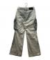 BLR (ビーエルアール) Double Pockets Hand Washing Flare Pants グレー サイズ:M：10000円