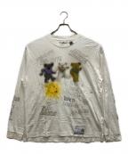 Maison MIHARA YASUHIROメゾン ミハラ ヤスヒロ）の古着「DISTRESSED L/S TEE」｜ベージュ