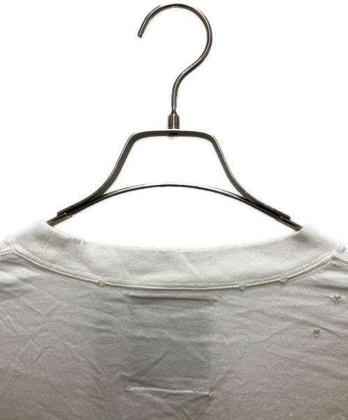 Maison MIHARA YASUHIRO（メゾン ミハラ ヤスヒロ）Maison MIHARA YASUHIRO (メゾン ミハラ ヤスヒロ) DISTRESSED L/S TEE ベージュ サイズ:46の古着・服飾アイテム
