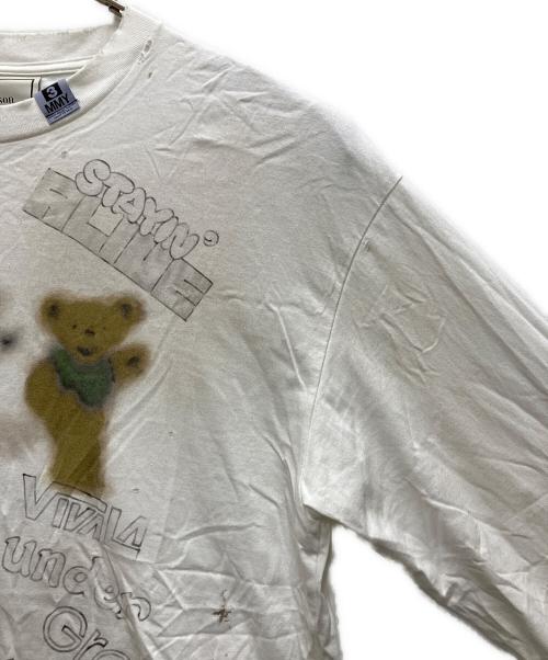 Maison MIHARA YASUHIRO（メゾン ミハラ ヤスヒロ）Maison MIHARA YASUHIRO (メゾン ミハラ ヤスヒロ) DISTRESSED L/S TEE ベージュ サイズ:46の古着・服飾アイテム