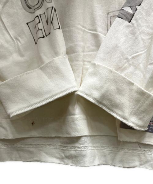 Maison MIHARA YASUHIRO（メゾン ミハラ ヤスヒロ）Maison MIHARA YASUHIRO (メゾン ミハラ ヤスヒロ) DISTRESSED L/S TEE ベージュ サイズ:46の古着・服飾アイテム