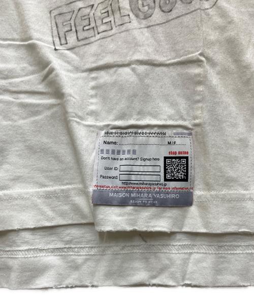Maison MIHARA YASUHIRO（メゾン ミハラ ヤスヒロ）Maison MIHARA YASUHIRO (メゾン ミハラ ヤスヒロ) DISTRESSED L/S TEE ベージュ サイズ:46の古着・服飾アイテム