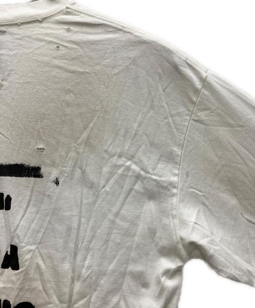 Maison MIHARA YASUHIRO（メゾン ミハラ ヤスヒロ）Maison MIHARA YASUHIRO (メゾン ミハラ ヤスヒロ) DISTRESSED L/S TEE ベージュ サイズ:46の古着・服飾アイテム
