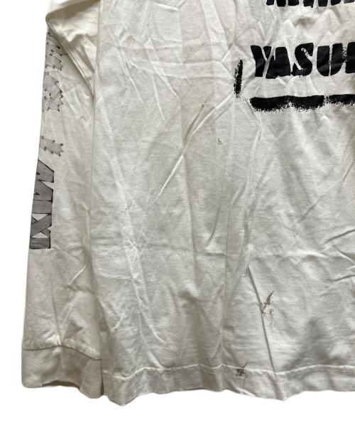 Maison MIHARA YASUHIRO（メゾン ミハラ ヤスヒロ）Maison MIHARA YASUHIRO (メゾン ミハラ ヤスヒロ) DISTRESSED L/S TEE ベージュ サイズ:46の古着・服飾アイテム