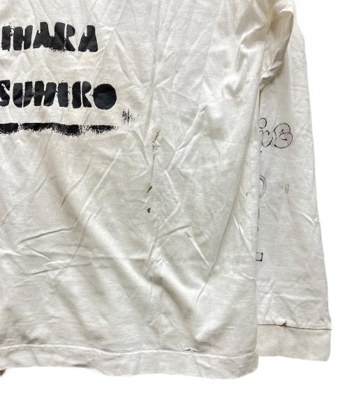 Maison MIHARA YASUHIRO（メゾン ミハラ ヤスヒロ）Maison MIHARA YASUHIRO (メゾン ミハラ ヤスヒロ) DISTRESSED L/S TEE ベージュ サイズ:46の古着・服飾アイテム