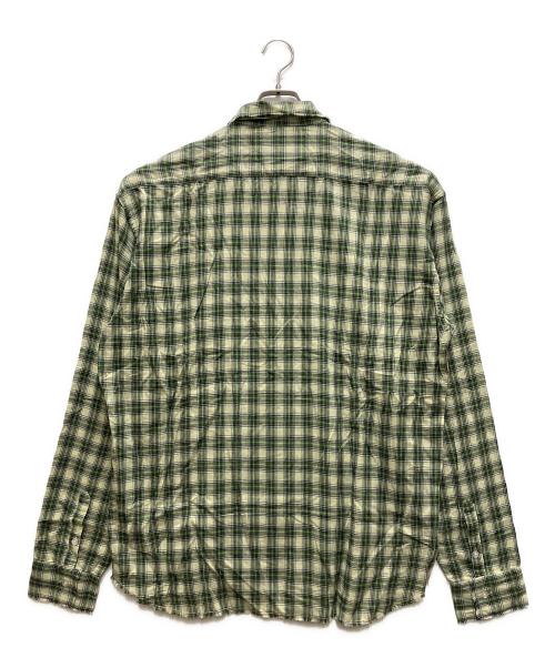 AFB（エーエフビー）AFB (エーエフビー) チェックシャツ グリーン サイズ:XLの古着・服飾アイテム