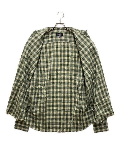 AFB（エーエフビー）AFB (エーエフビー) チェックシャツ グリーン サイズ:XLの古着・服飾アイテム