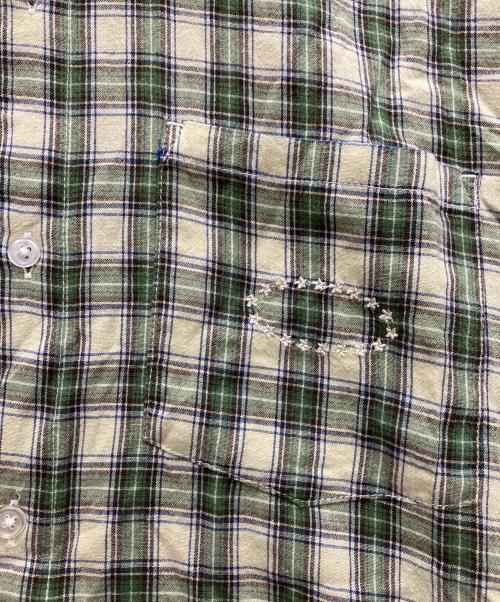 AFB（エーエフビー）AFB (エーエフビー) チェックシャツ グリーン サイズ:XLの古着・服飾アイテム