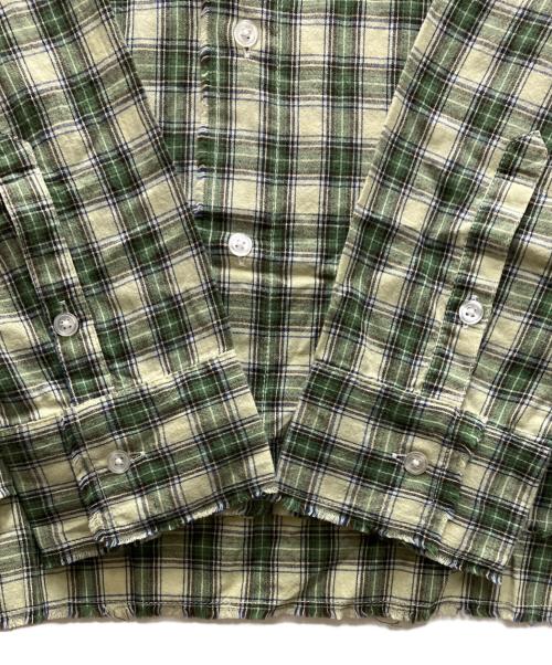 AFB（エーエフビー）AFB (エーエフビー) チェックシャツ グリーン サイズ:XLの古着・服飾アイテム