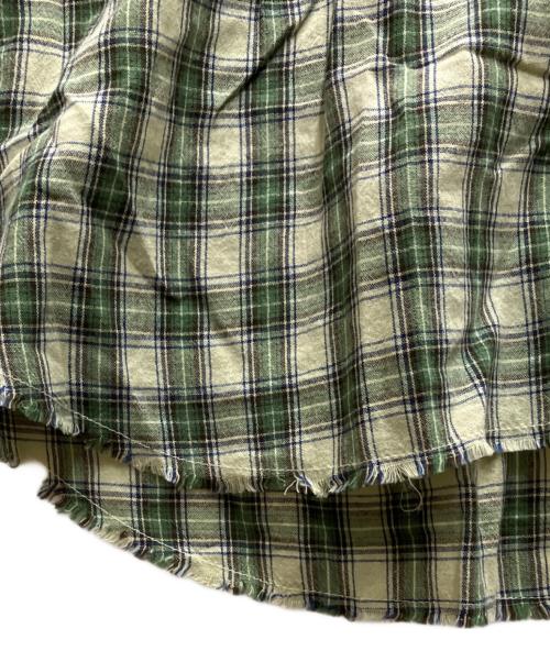 AFB（エーエフビー）AFB (エーエフビー) チェックシャツ グリーン サイズ:XLの古着・服飾アイテム