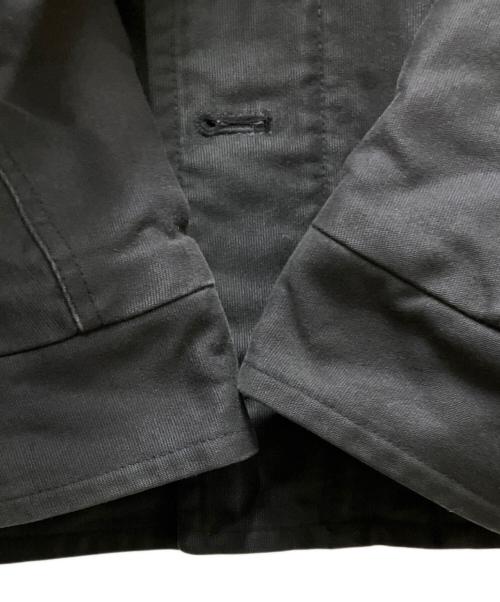 WACKO MARIA（ワコマリア）WACKO MARIA (ワコマリア) レザーカラーN-1デッキジャケット ブラック サイズ:Mの古着・服飾アイテム