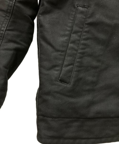WACKO MARIA（ワコマリア）WACKO MARIA (ワコマリア) レザーカラーN-1デッキジャケット ブラック サイズ:Mの古着・服飾アイテム