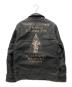 WACKO MARIA (ワコマリア) レザーカラーN-1デッキジャケット ブラック サイズ:M：15000円