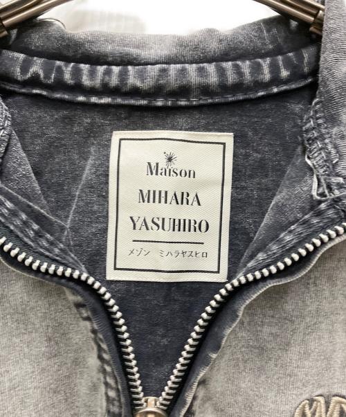 MIHARA YASUHIRO（ミハラヤスヒロ）MIHARA YASUHIRO (ミハラヤスヒロ) ハーフジップウォッシュ加工スウェット グレー サイズ:48の古着・服飾アイテム