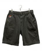 EVISENエビセン）の古着「SUSHI DENIM SHORTS」｜ブラック