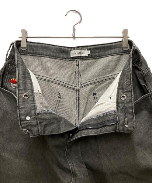 EVISEN（エビセン）EVISEN (エビセン) SUSHI DENIM SHORTS ブラック サイズ:Lの古着・服飾アイテム