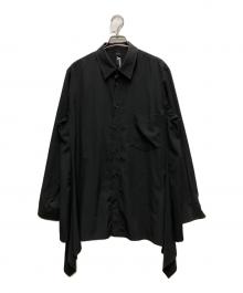 GROUND Y（グラウンドワイ）の古着「Armpit Fluttering Shirt」｜ブラック