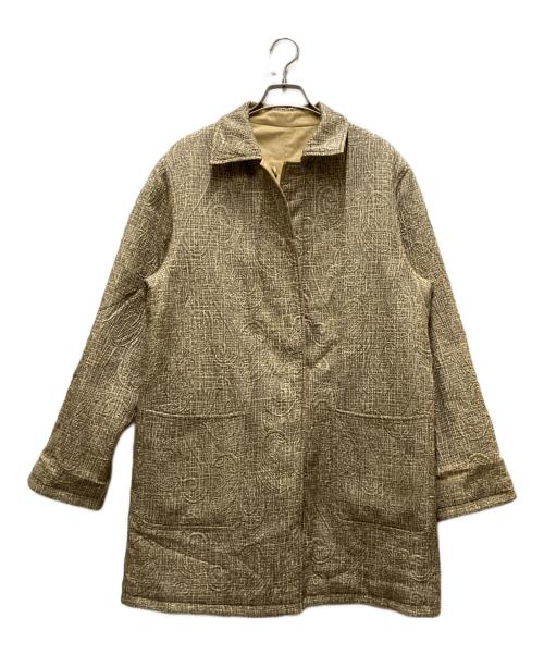HERNO（ヘルノ）HERNO (ヘルノ) リバーシブルステンカラーコート ベージュ サイズ:42の古着・服飾アイテム